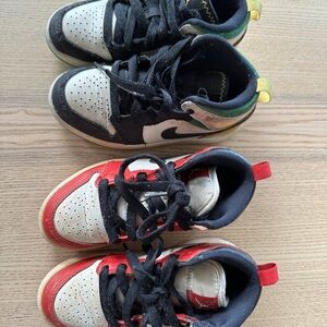 Nike Kids' Black, Red, and White Sneakers Air Jordan’s